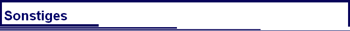 Sonstiges